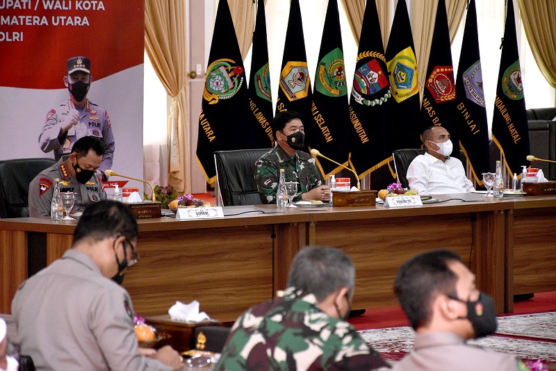 Cegah Penyebaran Covid-19, Pemprov Sumut Fokus Batasi Mobilitas dan Percepat Vaksinasi Jelang Nataru