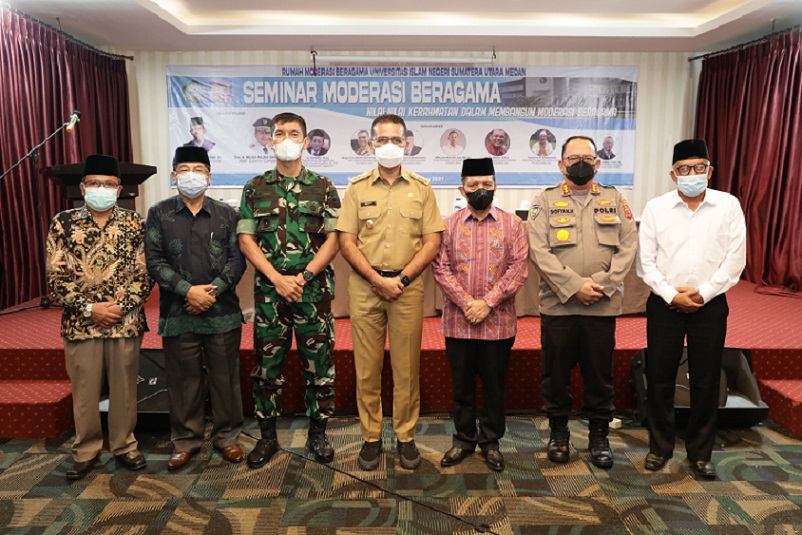 Jadi Keynote Speaker Seminar Moderasi Beragama, Gubernur Sumut Ingatkan Keimanan Kunci Segalanya