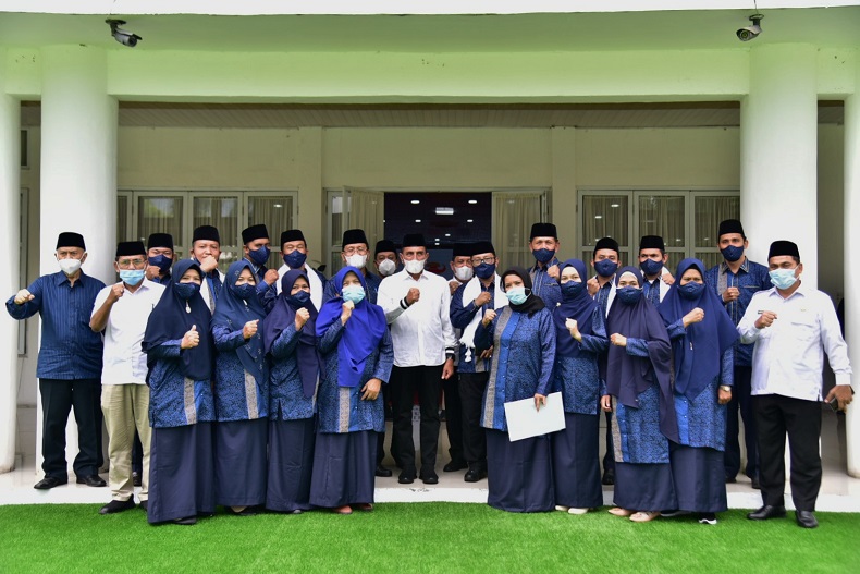 Kafilah KORPRI Sumut ke MTQ Nasional, Gubernur Sumut Harapkan Raih Juara dan Terapkan Prokes