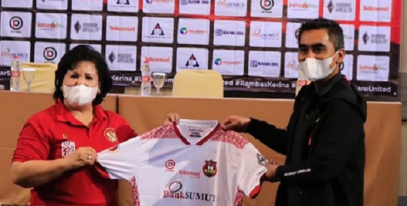 Karo United Kenalkan Pemain Arungi Liga 3 Sumut