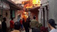 Tujuh Unit Rumah Di Kampung Dalam Kabanjahe Terbakar