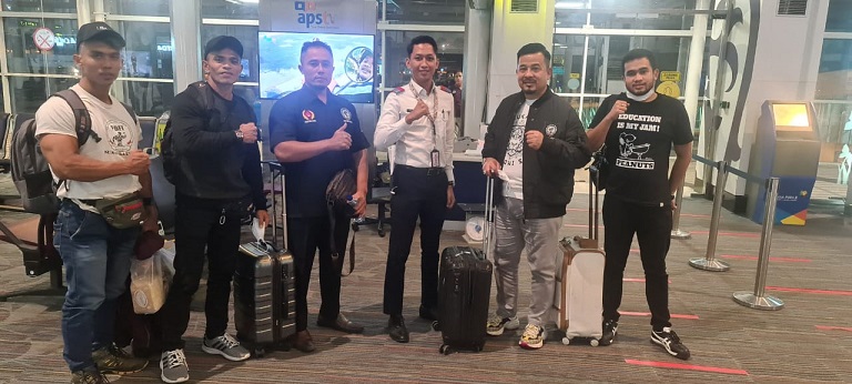 PBFI Sumut Berangkatkan Atlit Body Fitnes Ke Maluku Utara
