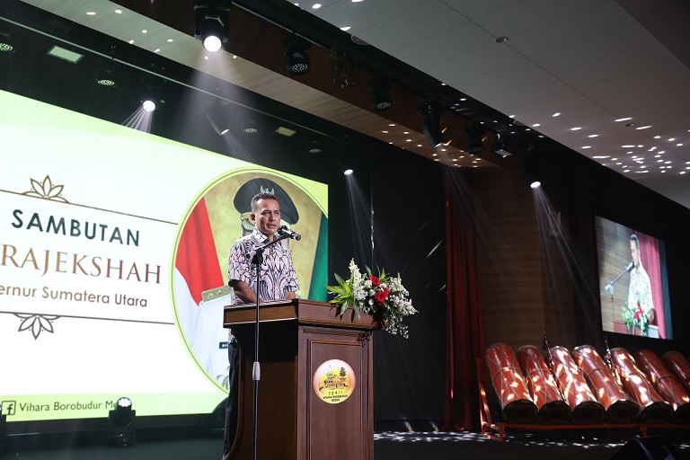 Peresmian Buddhayana Dharmasala, Wagub Sumut Semoga Membawa Semangat Kebersamaan