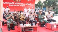 Bupati Karo Dampingi Rombongan Pangdam Dan Kapoldasu