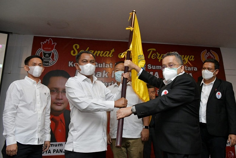 H. Darma Wijaya Dikukuhkan Sebagai Ketua PGSI Sumut 2022-2026
