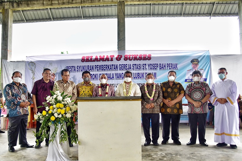 Peresmian Gereja Stasi St Yosep Bah Perak, Harapkan Religiusitas Masyarakat Sekitar Meningkat