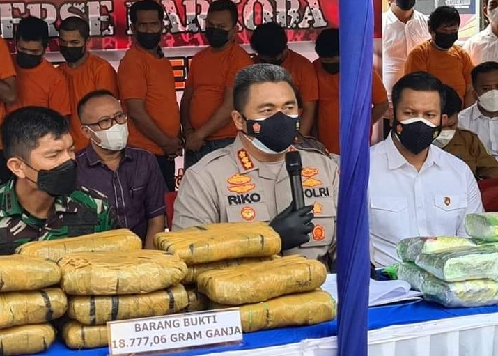 Polrestabes Medan Musnahkan Narkoba Senilai 30 Miliar