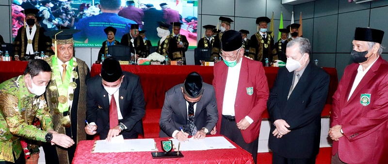 Tandatangani MoU, Gubsu Siap Bantu UISU