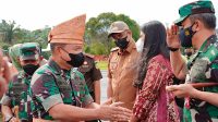 Wali Kota Medan bersama Ketua TP PKK Sambut Kedatangan KASAD dan Ketua Persit KCK