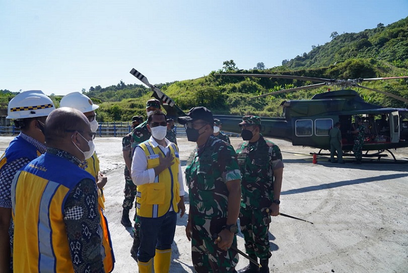 Pangdam IM Tinjau Waduk Krueng Keureuto, Ini Harapannya