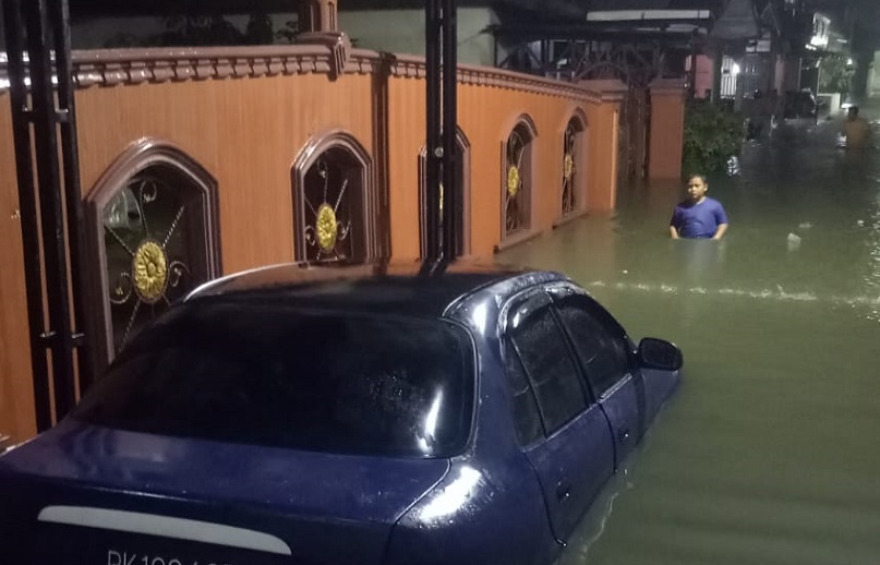 Ratusan Rumah Warga di Bajak III Medan Terendam Banjir