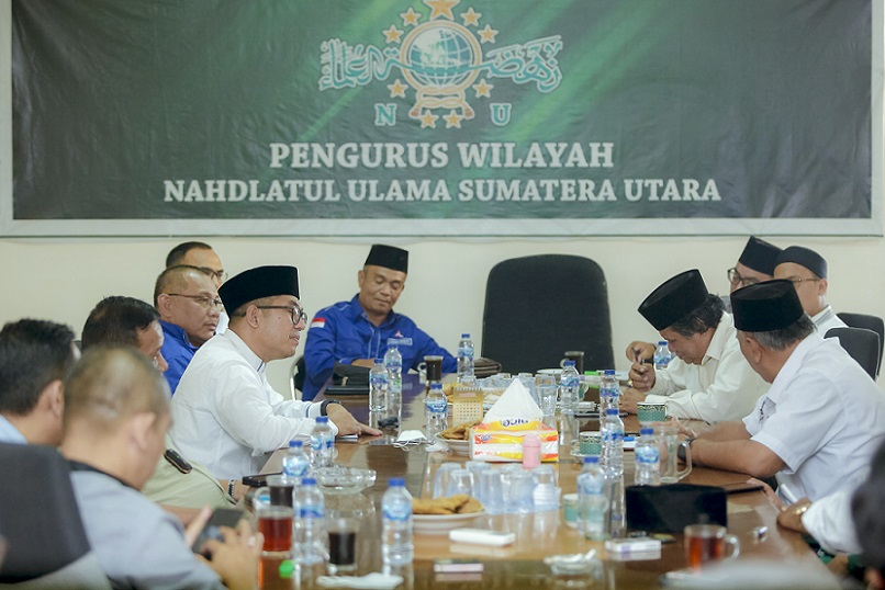 Digawangi Lokot Nasution, Partai Demokrat Sumut Gelar Silaturahim 360 Derejat Ke NU dan Al Washliyah