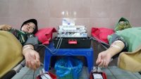 Mantap, Sambut HUT Ke-76, Persit Korem 011 Sumbang Ratusan Kantong Darah