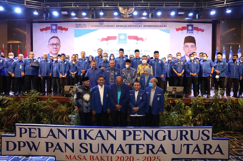 Pelantikan DPW PAN Sumut, Gubernur Sumut Tekankan Pentingnya Edukasi Politik ke Masyarakat