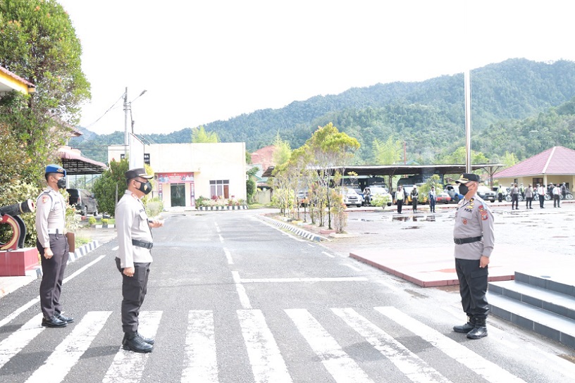Polres Tapteng Gelar Ops Keselamatan Toba 2022