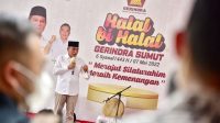 Hadiri Halalbihalal Gerindra, Gubernur Sumut Sebut Pentingnya Silaturahmi