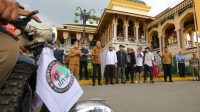 Lepas Peserta Vespa World Days 2022, Wagub Bantu Promosikan Wisata Sumut di Bali