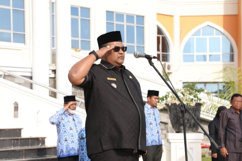 Wabup Fauzi Yusuf Inspektur Upacara Harkitnas ke-114, “Tonggak Kebangkitan dari Pandemi Covid-19”