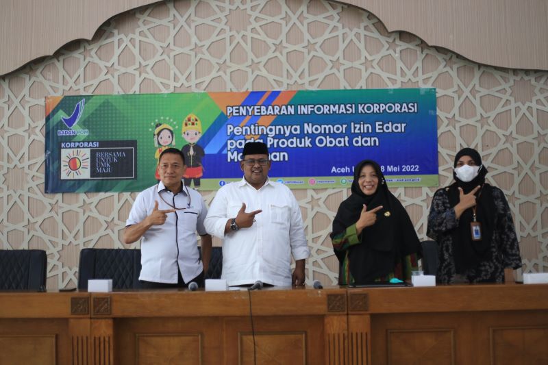 Wakil Bupati Aceh Utara Buka Sosialisasi BPOM Aceh