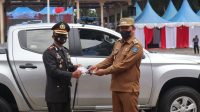HUT Bhayangkara ke 76, Polres Sibolga Terima Hibah Mobil Operasional Dari Pemkot Sibolga