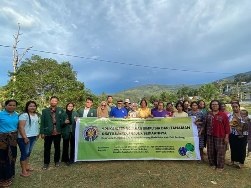 Dosen Farmasi USU Laksanakan Pengabdian Kepada Masyarakat melalui Program Desa Binaan