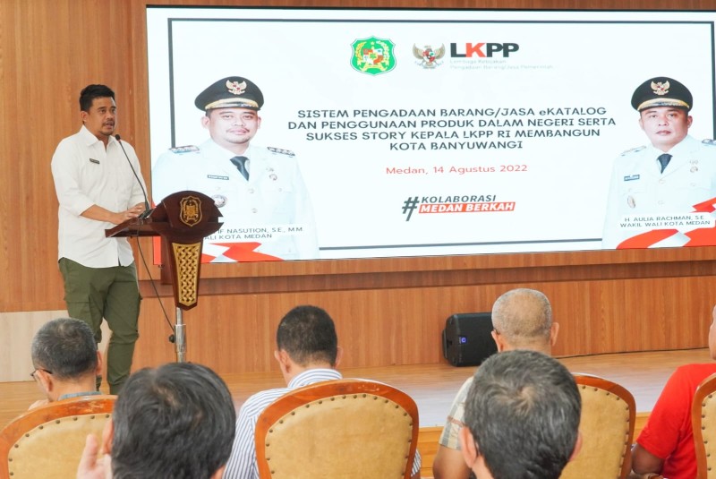 Pemko Medan Terbaik Pertama Di Indonesia Dalam Transaksi E-Katalog Lokal
