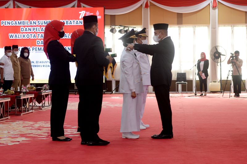 Wali Kota Pematangsiantar dan Tanjungbalai Dilantik, Gubernur Minta Percepat Serapan Anggaran