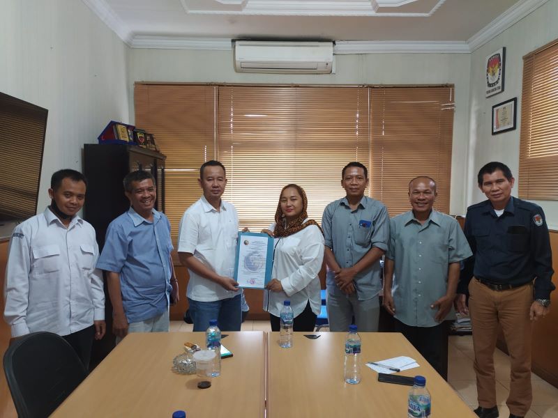 DPD Partai Republik Satu Bersilaturahmi ke KPU Sumut