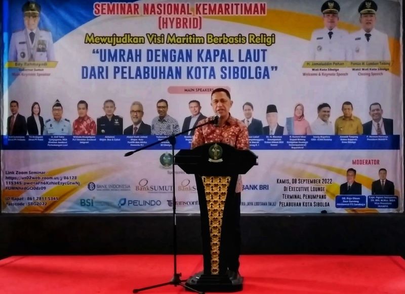 Deputi Kemenko Marves Buka Resmi Seminar Nasional Kemaritiman di Sibolga