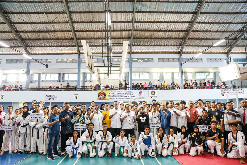 Seleksi Kejurnas Taekwondo, Wagub Sumut Harapkan Terjaring Atlet Berprestasi