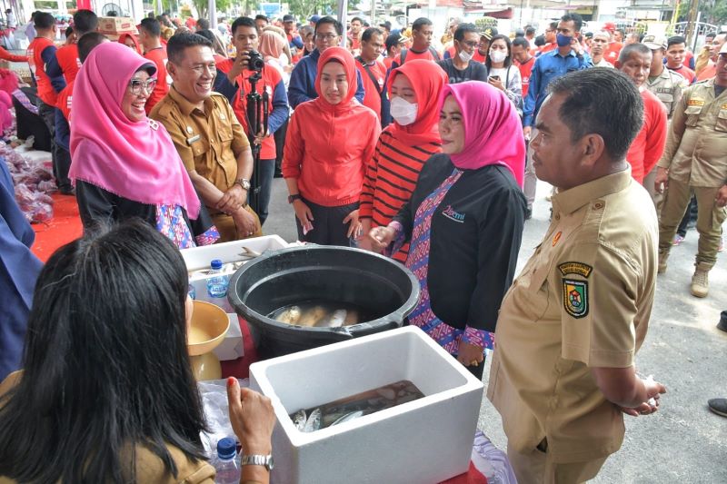 Upaya Atasi Inflasi, Pemkab Sergai Gelar Gernam dan Pasar Murah