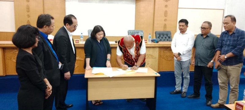 Bupati Nias Utara dan Rektor UDA Tandatangani MoU Pengembangan SDM ASN