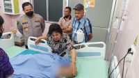 Cory Sebayang Jenguk Anak Balita Korban Penganiayaan Paman dan Bibi Keji