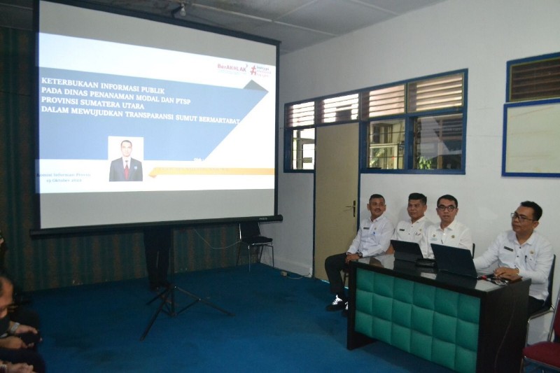 Dinas PMPPTSP Sumut Komitmen Implementasikan Keterbukaan Informasi Publik