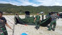 Kodam I Bukit Barisan Sudah Gelar kekuatan Personil dan Materil di Lokasi Bencana Gempa Taput