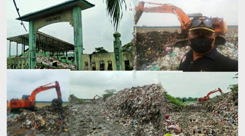 Kordinator LH, Kepala Kebersihan Dua Kecamatan Lakukan Pengerukan Sampah