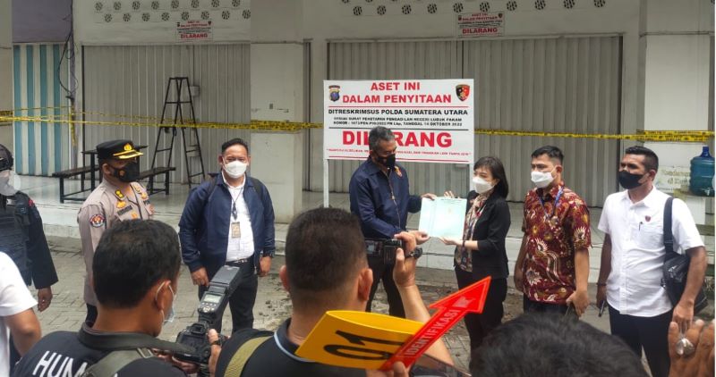 Polda Sumut Kembali Sita Aset Bos Judi Online