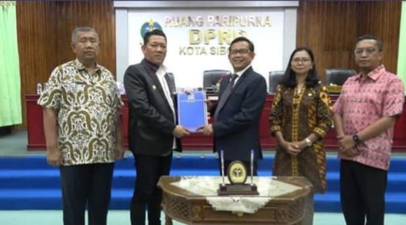 Sah, Pemkot Sibolga Miliki 8 Perda Baru, Wawako Sibolga Semoga Bermanfaat Bagi Masyarakat