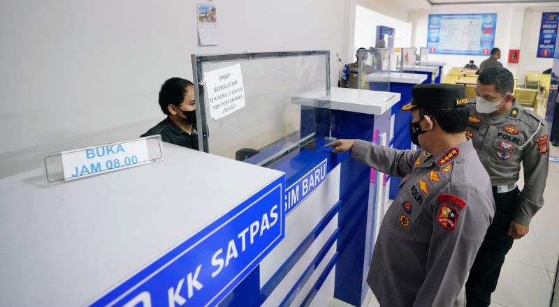 Satpas SIM Polda Metro Jaya di Sidak Kapolri