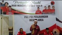 PAC PDI Perjuangan Medan Area Peringatan Maulid Nabi Muhammad SAW 1444 H Sekaligus Berbagi 