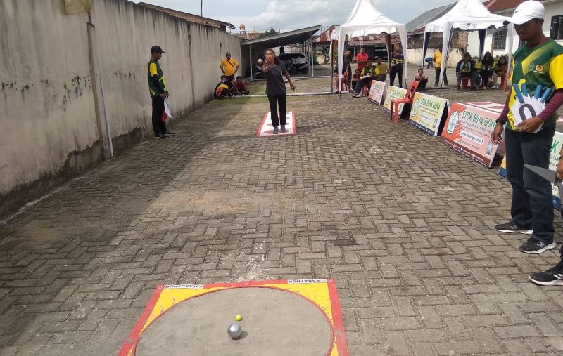 Simalungun dan Sergai Tambah Emas Petanque Porprovsu 2022