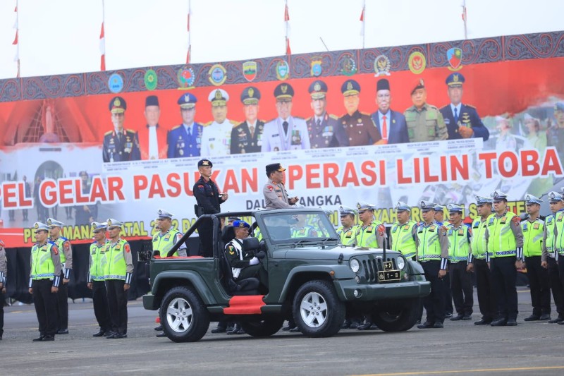 Gelar Pasukan Ops Lilin Toba 2022, Kapolda Sumut Jamin Keamanan