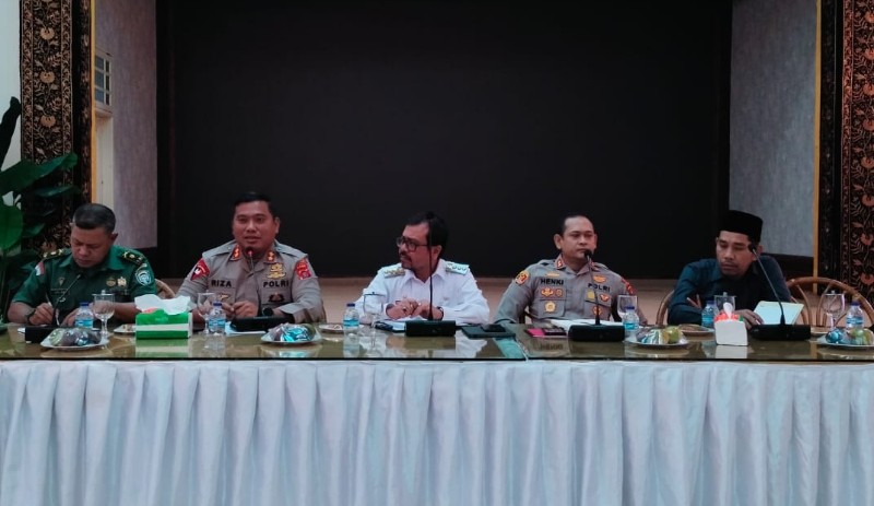 Jelang Nataru, Pj Bupati Aceh Utara Bahas Isu Strategis dengan Forkopimda