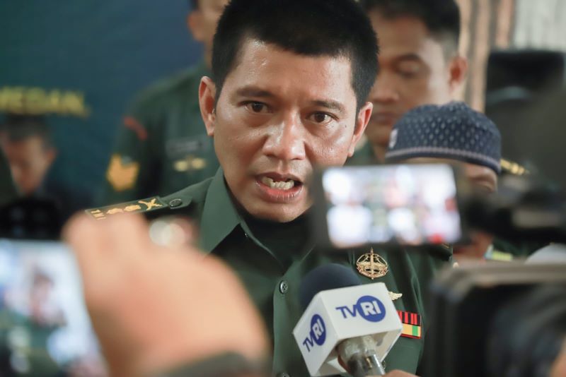 Kapendam I Bukit Barisan Pastikan Tidak Ada Intervensi Maupun Keterlibatan Prajurit TNI AD dalam Kasus Dugaan Tambang Emas Ilegal
