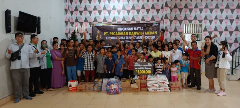 PT Pegadaian Kanwil I Medan Berbagi Dengan Anak Panti Asuhan