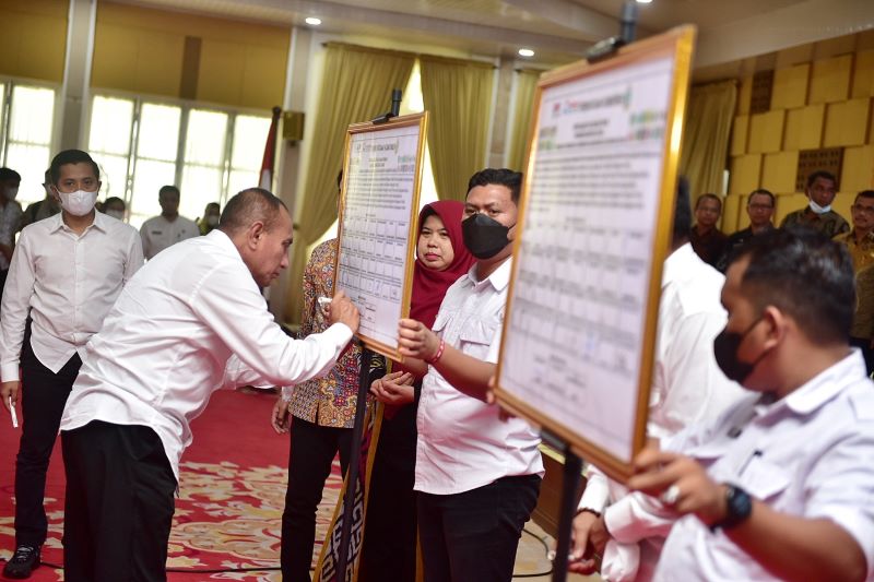 Rakor Revitalisasi Pelayanan Publik, Gubernur Sumut Ingatkan Seluruh Pejabat Hidup dari Uang Rakyat.