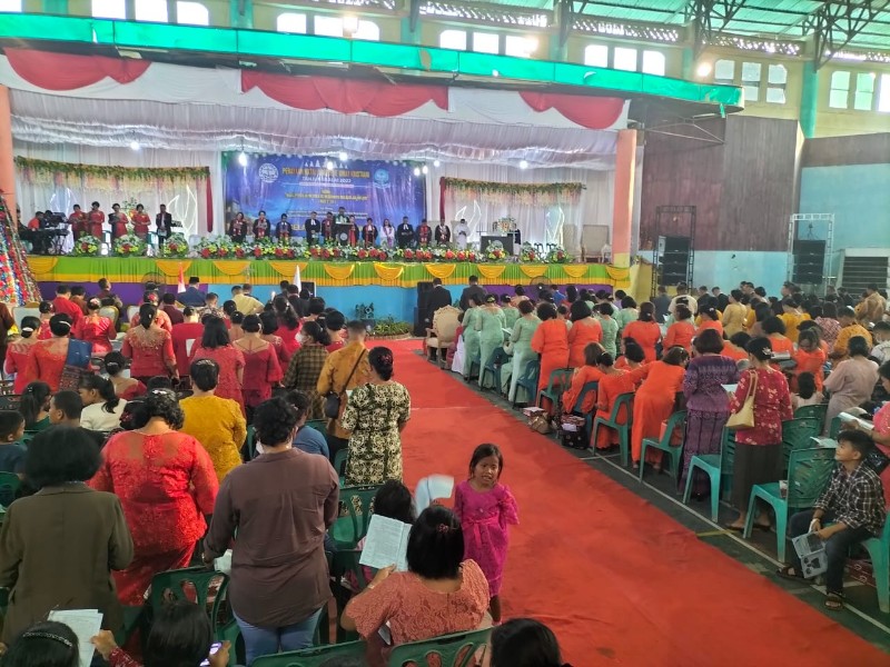 Ribuan Umat Kristiani Padati Perayaan Natal Oikumene Tanjungbalai