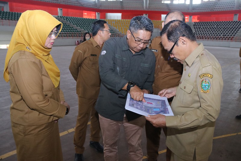 Sekdaprov Sumut Tinjau Kesiapan Lokasi Acara Puncak HPN 2023