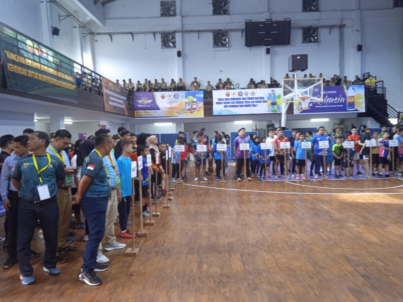 Semangat PON XXI, Ratusan Petenis Meja Ikut Turnamen Piala Pangdam I Bukit Barisan