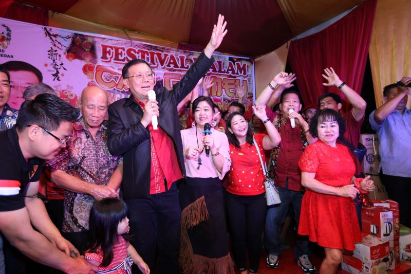 Ketua DPRD Hasyim SE: Rayakan Cap Go Meh Bersama 2000 Orang Meramaikan Pesta Rakyat